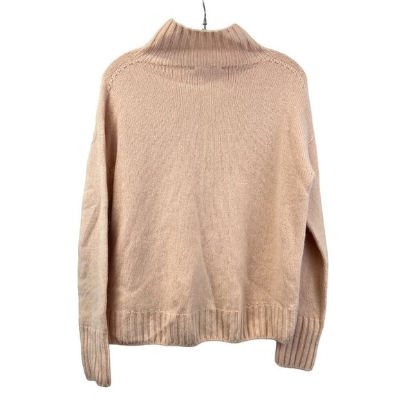 Knititude Women’s Long Sleeve Mock Neck Pink Sweater Wool Cashmere Blend XS - Picture 7 of 9